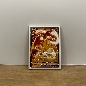Pokémon Charizard Card Scale 3D Printed Art